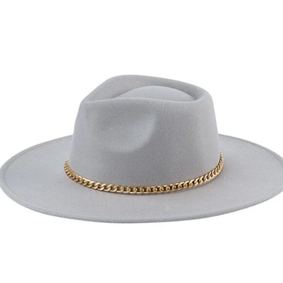 CHAIN SEXY FEDORA...2 IN STOCK